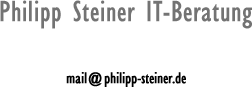 Philipp Steiner IT-Beratung